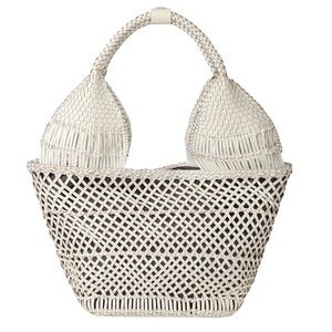 RAFE White Woven Bag